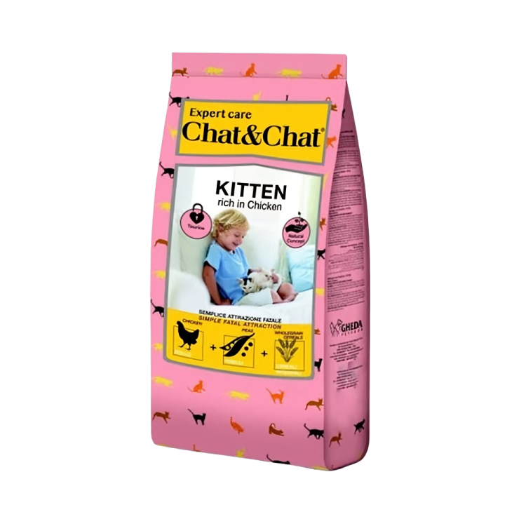 Premium Chat & Chat Kitten Food Rich in Chicken 900g - Pet City Shop