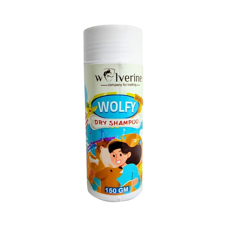 Wolfy Dry Shampoo for Pets – 150gm | Pet City Shop