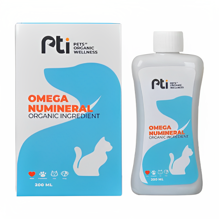 PTI Omega Numineral 200ml for Cats & Dogs | Organic Omega Supplement | Pet City Shop