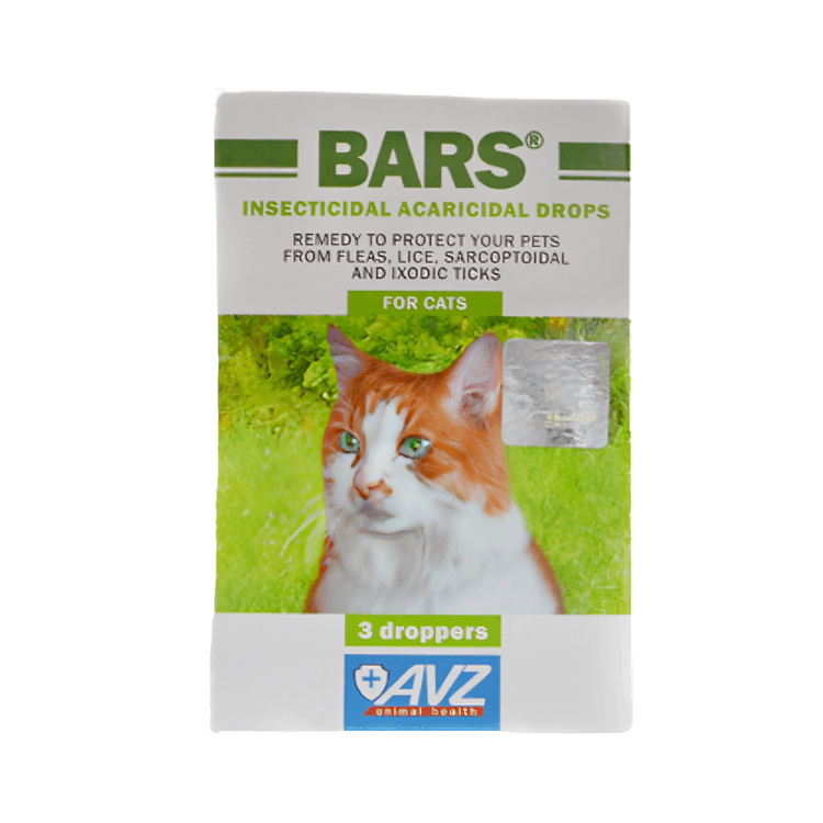 BARS Flea & Tick Drops for Cats – Protects from Fleas