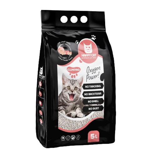 Happy Cat Premium Clumping Baby Powder Cat Litter 5L